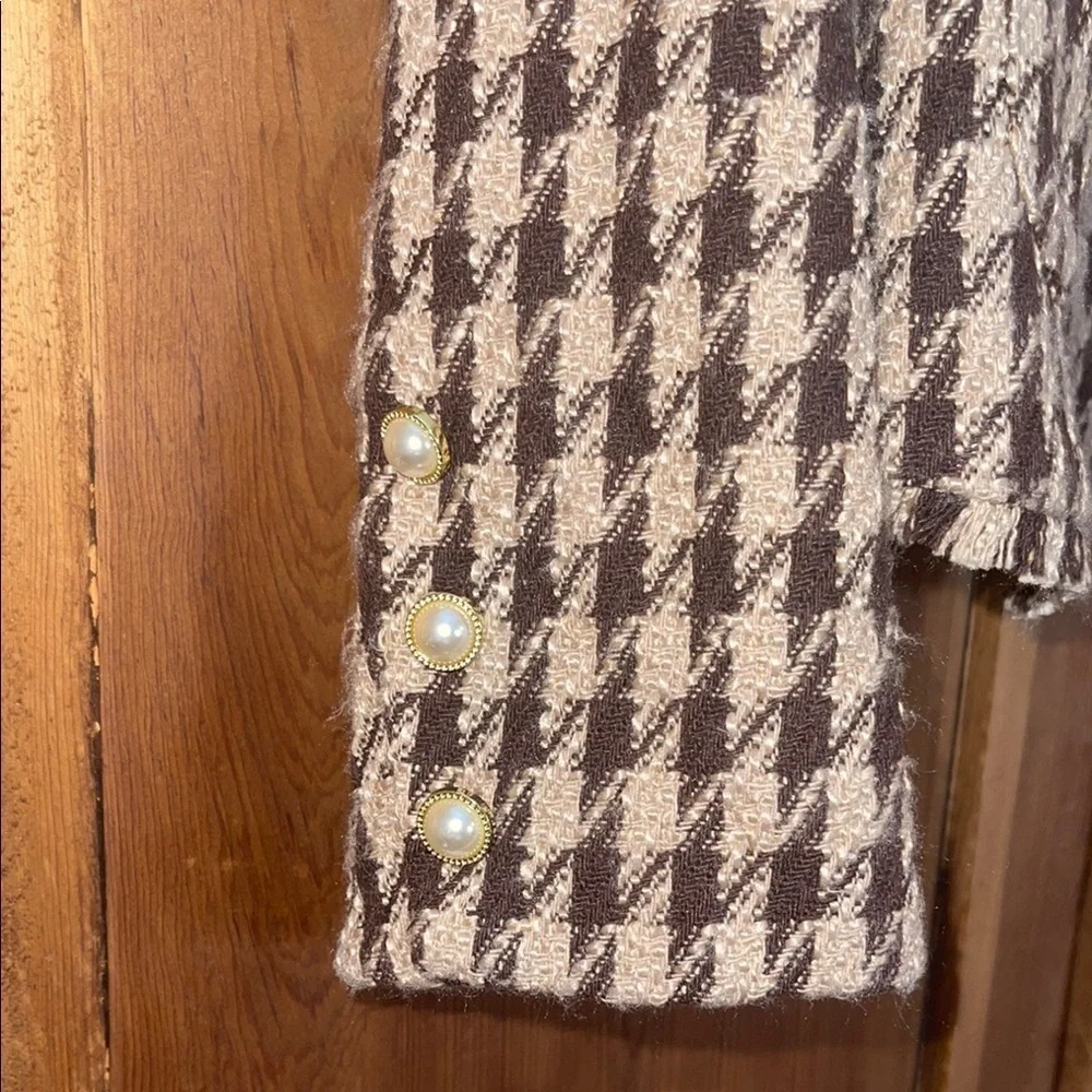 Nanette LePore Houndstooth Blazer Sz. L